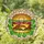 Double Cheeseburger Stained Glass Art - Golden Bun, Melted Cheese, Lettuce & Tomato Stained Glass Suncatcher - 1
