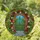 Ornate Garden Gate Roses Brick Archway - Tiffany Style Glass Art Home Decor Gift Stained Glass Suncatcher - 1