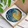 Curling Ocean Wave Sun Rays Seascape Tiffany Stained Glass Sky Sunburst Reflections Stained Glass Suncatcher - 3