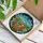 Woven Wicker Basket Easter Eggs - Spring Blossom Foliage Decor Gift for Women Stained Glass Suncatcher - 3