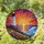 Tiffany Stained Glass Lighthouse Sunset Ocean Wildflowers Glowing Jewel Tones Stained Glass Suncatcher - 1