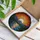 Luminous Sun Mountain Lake Evergreen Trees Tiffany Stained Glass Art Home Decor Gift Stained Glass Suncatcher - 3