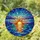 Stained Glass Sun Over Water Ocean Lake - Intricate Mosaic Glowing Jewel Tones Art Stained Glass Suncatcher - 1