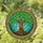 Tree of Life Shamrocks Intricate Celtic Knotwork Stained Glass Decor - Tiffany Style Stained Glass Suncatcher - 1
