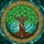 Tree of Life Shamrocks Intricate Celtic Knotwork Stained Glass Decor - Tiffany Style Stained Glass Suncatcher - 5