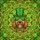 Brown Shaggy Dog Leprechaun Hat Four-Leaf Clover St. Patrick's Day Irish Celebration Stained Glass Suncatcher - 5