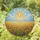Tiffany Stained Glass Radiant Sun Arched Window - Wildflower Wheat Fields Sky Mosaic Stained Glass Suncatcher - 1