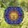 Golden Fleur-de-Lis Intricate Stained Glass Mosaic Art Purple Blue Green Decor Stained Glass Suncatcher - 1