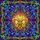 Golden Fleur-de-Lis Intricate Stained Glass Mosaic Art Purple Blue Green Decor Stained Glass Suncatcher - 5