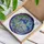 Greyhound Dog Crescent Moon Stained Glass - Cosmic Wisteria Rainbow Jewel Tones Gift Stained Glass Suncatcher - 4
