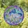 Greyhound Dog Crescent Moon Stained Glass - Cosmic Wisteria Rainbow Jewel Tones Gift Stained Glass Suncatcher - 1