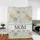 Personalized Floral Sherpa Fleece Blanket for Grandma or Mom, Kids Names, English Cottage Aesthetic, Custom Cozy Throw, Gift for Her, Family - 4