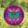 Luna Moth Stained Glass Tiffany Art Mosaic - Jewel Tone Geometric Wings Nature Gift Stained Glass Suncatcher - 1