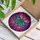 Luna Moth Stained Glass Tiffany Art Mosaic - Jewel Tone Geometric Wings Nature Gift Stained Glass Suncatcher - 3