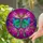 Luna Moth Stained Glass Tiffany Art Mosaic - Jewel Tone Geometric Wings Nature Gift Stained Glass Suncatcher - 2