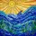Jewel Tone Mosaic Dolphin Ocean Sun Tiffany Stained Glass Sea Waves Aquatic Plant Decor Stained Glass Suncatcher - 5