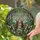 Stags Embrace Woodland Forest Mosaic - Tiffany Glass Intricate Jewel Tone Wildlife Artwork Stained Glass Suncatcher - 2