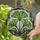 Highly Detailed Emerald Green Ginkgo Leaves Stained Glass Art - Tiffany Mosaic Decor Stained Glass Suncatcher - 2