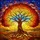 Tree of Life Stained Glass Sunset Sky - Tiffany Style Jewel Tone Colorful Intricate Art Stained Glass Suncatcher - 5