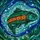Celtic Knotwork Salmon Trout Fish Stained Glass Art - Underwater River Jewel Tone Mosaic Stained Glass Suncatcher - 5