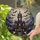 Gothic Haunted Mansion Stained Glass Bats Ghosts Jack-o'-lanterns - Spooky Halloween Decor Stained Glass Suncatcher - 2