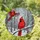 Stained Glass Male Cardinal Soaring Bird Winter Forest Tiffany Art Jewel Tone Decor Stained Glass Suncatcher - 1
