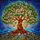 Tree of Life Stained Glass Butterflies Mosaic Sky Water Tiffany Style Window Art Stained Glass Suncatcher - 5