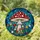 Red-Capped Amanita Muscaria Mushroom Glowing Orbs Tiffany Glass Mystical Forest Jewel Tones Stained Glass Suncatcher - 1
