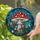 Red-Capped Amanita Muscaria Mushroom Glowing Orbs Tiffany Glass Mystical Forest Jewel Tones Stained Glass Suncatcher - 2
