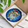 Corgi Dog Santa Hat Stained Glass Mosaic - Tiffany Style Christmas Holiday Gift for Dog Lovers Stained Glass Suncatcher - 3