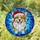 Corgi Dog Santa Hat Stained Glass Mosaic - Tiffany Style Christmas Holiday Gift for Dog Lovers Stained Glass Suncatcher - 1