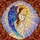 Ethereal Angel Stained Glass Tiffany Art Floral Border Radiant Light Rays Jewel Tones Stained Glass Suncatcher - 5