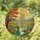 Fantasy Castle Stained Glass Woman Autumn Path - Fairytale Landscape Jeweled Tones Stained Glass Suncatcher - 1