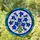 Blue Bell Flower Stained Glass Suncatcher - Tiffany Style Mosaic Window Decor Gift - 1