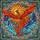 Majestic Fiery Soaring Phoenix Sunburst Mosaic - Tiffany Stained Glass Art Decor Stained Glass Suncatcher - 5