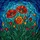 Tiffany Glass Blooming Flowers Poppy Rose - Detailed Stained Glass Floral Art Stained Glass Suncatcher - 5