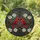 Red Cardinals Male Female Tiffany Stained Glass - Rose Berry Mosaic Jewel Tones Stained Glass Suncatcher - 1