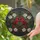 Red Cardinals Male Female Tiffany Stained Glass - Rose Berry Mosaic Jewel Tones Stained Glass Suncatcher - 2