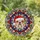 Bulldog Santa Hat Stained Glass Tiffany Art Mosaic - Christmas Holiday Dog Decor Gift Stained Glass Suncatcher - 1