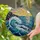 Powerful Ocean Waves Crashing Coastline Sun Rays - Rugged Cliff Tiffany Style Artwork Stained Glass Suncatcher - 2
