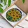 Sunflower Bouquet Stained Glass Art - Tiffany Style Jewel Tone Detailed Leaves Stained Glass Suncatcher - 3