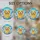 Golden Retriever Cooper Stained Glass Art - Intricate Wildflowers Butterflies Blue Sky Mosaic Stained Glass Suncatcher - 4