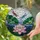 Pink Lotus Dragonfly Tiffany Stained Glass Pond Mosaic - Nature Garden Home Decor Accent Stained Glass Suncatcher - 2