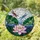 Pink Lotus Dragonfly Tiffany Stained Glass Pond Mosaic - Nature Garden Home Decor Accent Stained Glass Suncatcher - 1