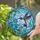 Tiffany Stained Glass Hummingbird Flower Mosaic - Jewel Tone Sky Home Art Gift Stained Glass Suncatcher - 2