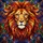 Lion Head Stained Glass Portrait Mosaic - Tiffany Glass Window Decor for Lion Lovers Stained Glass Suncatcher - 5