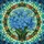 Vivid Blue Forget-Me-Not Flowers Stained Glass Art Tiffany Style Mosaic Background Decor Stained Glass Suncatcher - 5