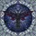 Intricate Dark Moth Figure Tiffany Stained Glass Cosmic Starry Night Jewel Accents Stained Glass Suncatcher - 5
