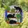 Black Cats Houseplants Stained Glass Artwork - Tiffany Style Shelving Unit Cat Lover Gift Stained Glass Suncatcher - 1