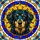 Tiffany Stained Glass Dog Portrait - Mosaic Canine Art Jewel Tone Dog Lover Gift Stained Glass Suncatcher - 5